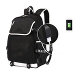 Demon Slayer Kamado Nezuko USB Backpack Bag School Bags Cosplay Men Student