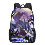 Demon Slayer Tanjirou Print School Backpack for Kids