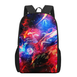 Demon Slayer Tanjirou Print School Backpack for Kids