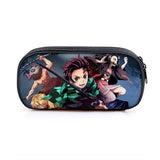 Demon Slayer Kimetsu No Yaiba Canvas Pencil Case Organizer