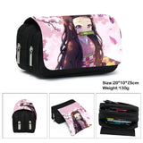 Demon Slayer Tanjirou Double Zipper Pencil Bag