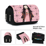 Demon Slayer Tanjirou Double Zipper Pencil Bag