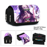 Demon Slayer Tanjirou Double Zipper Pencil Bag