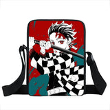 Demon Slayer Nezuko Tanjirou Crossbody Bag - Canvas Shoulder Bag for Teens