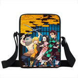 Demon Slayer Nezuko Tanjirou Crossbody Bag - Canvas Shoulder Bag for Teens