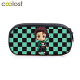 Demon Slayer Kimetsu No Yaiba Pencil Case Zipper Makeup Bag Pen Stationery