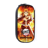 Demon Slayer Pencil Bag Canvas Zipper Stationery School Supplies