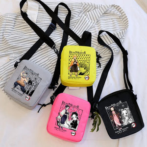 Demon Slayer Messenger Bag Canvas Shoulder Purse Handbag