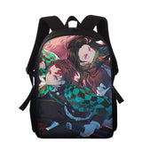 Anime Demon Slayer Print School Bags For Boys Girls 15 Inch Backpack