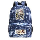 Anime Demon Slayer School Backpack Kimetsu No Yaiba Tengen Uzui Manga Bookbag
