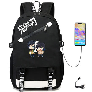 Demon Slayer USB Packsack Oxford Schoolbag