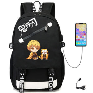 Demon Slayer USB Packsack Oxford Schoolbag