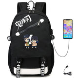 Demon Slayer USB Packsack Oxford Schoolbag