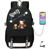 Demon Slayer USB Packsack Oxford Schoolbag