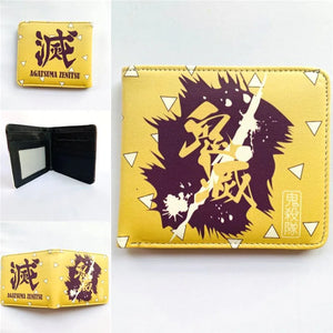 Demon Slayer Wallet Kamado Tanjirou Nezuko Zenitsu Short Wallets