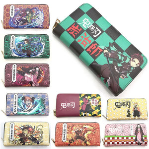 Demon Slayer Long Zipper Wallet for Fans Kamado Tanjirou Nezuko