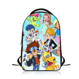 Anime Digimon Adventure Students Backpack School Bag Children Cartoon