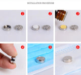 Anime Face Clip Diffuser Stainless Steel 12mm Brooch Cufflinks Lavalier