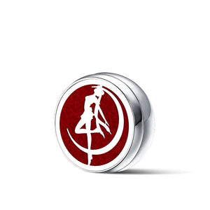 Anime Face Clip Diffuser Stainless Steel 12mm Brooch Cufflinks Lavalier