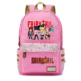 Anime Fairy Tail Backpack Canvas Casual Packsack Schoolbag