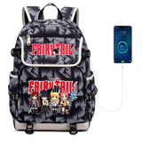 Fairy Tail Canvas Backpack School Bag Student Laptop Shoulders Bag