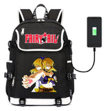 Fairy Tail Canvas Backpack School Bag Student Laptop Shoulders Bag