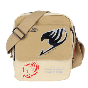 Fairy Tail Shoulder Bag Student Messenger Crossbody Bag with Crossbody Strap