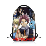 Anime Fairy Tail Students Backpack School Bag Children Cartoon Knapsack