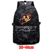 Anime Fairy Tail Teenager Backpack Unisex Schoolbag High Fabric Packsack Mochila