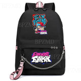 Anime Friday Night Funkin Backpack Cosplay Canvas Kids Schoolbag