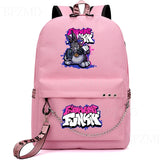 Anime Friday Night Funkin Backpack Cosplay Canvas Kids Schoolbag
