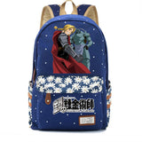 Fullmetal Alchemist Canvas Backpack High Schoolbag Teenger Mochila