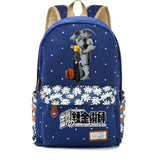 Fullmetal Alchemist Canvas Backpack High Schoolbag Teenger Mochila