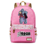 Fullmetal Alchemist Canvas Backpack High Schoolbag Teenger Mochila