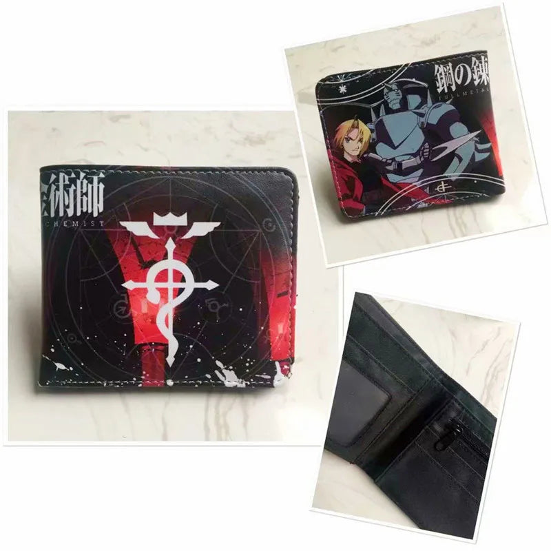 Fullmetal Alchemist Array Wallet Short Wallets PU Purse Cosplay Gift