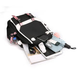 Anime Game Backpack Girls School Backpacks for Teenage Boys Women Men