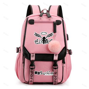 Anime Game Backpack Girls School Backpacks for Teenage Boys Women Men