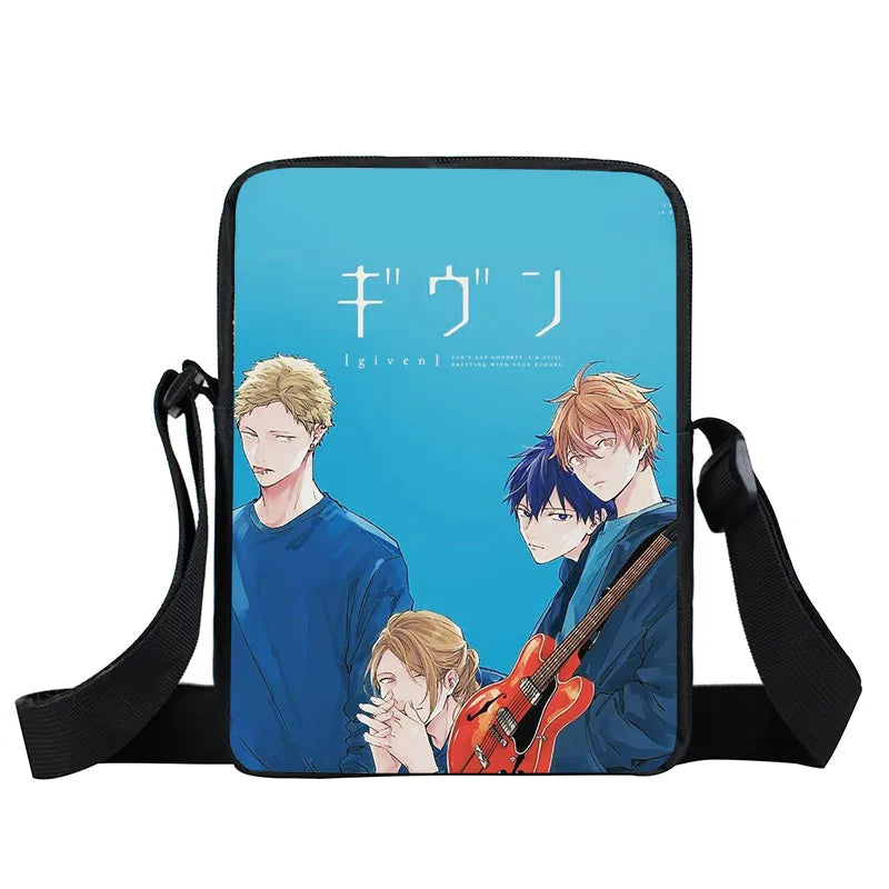 Given Yaoi Bl Crossbody Bag Japanese Manga Shoulder Bag