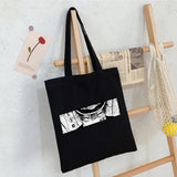 Anime Hanako-kun Women Bag Canvas Shopper Harajuku Gothic Style Shoulder Bag