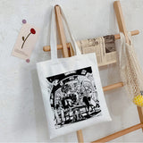 Anime Hanako-kun Women Bag Canvas Shopper Harajuku Gothic Style Shoulder Bag