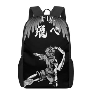 Haikyuu Anime 3D Print Orthopedic Backpack for Kids