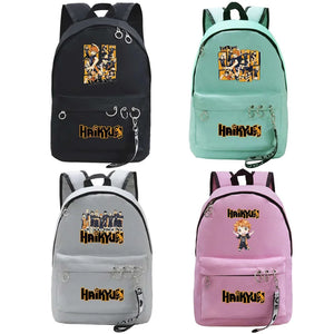 Anime Haikyuu Backpack Harajuku School Bags for Girls College Students