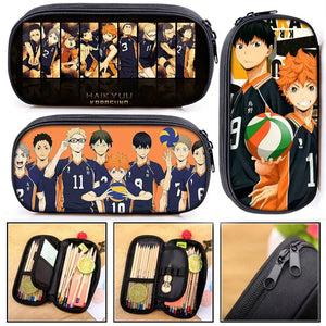 Anime Haikyuu Pencil Case Shoyo Hinata Fly High Boys School Stationary Bag