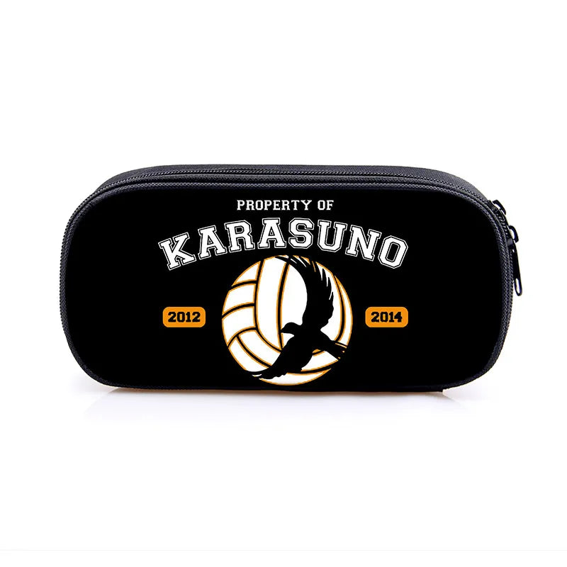 Anime Haikyuu Pencil Case Shoyo Hinata Fly High Boys School Stationary Bag