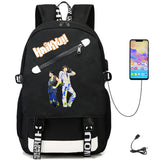 Haikyuu!! USB Oxford Teenger Student Casual Fabric Backpack Schoolbag