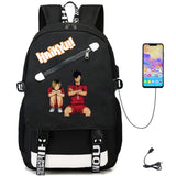 Haikyuu!! USB Oxford Teenger Student Casual Fabric Backpack Schoolbag