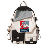 Anime Hajime No Ippo Backpack Student Schoolbag Laptop Shoulder
