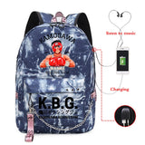Anime Hajime No Ippo School Backpack for Teenagers with USB Charging