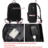 Anime Hajime No Ippo School Backpack for Teenagers with USB Charging