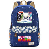 Anime Hunter Hunter Backpack Canvas Schoolbag Casual Packsack High Teenager